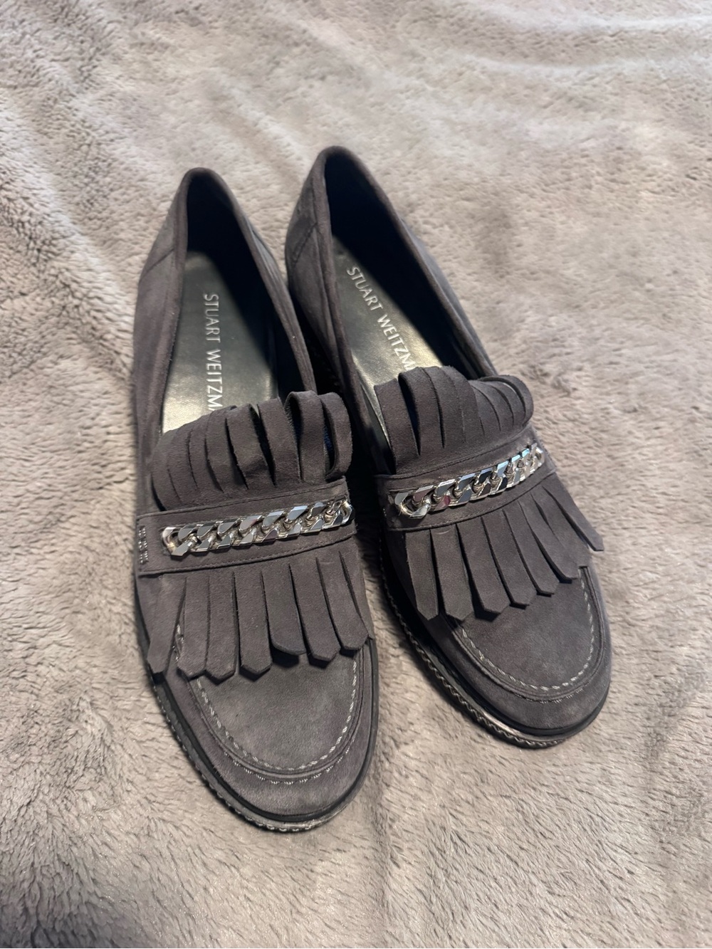 Stuart Weitzman Suede BMOC Loafers